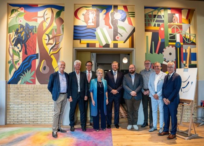 kunstcentrum de ploeg, wehe-den hoorn, koning willem alexander bezoekt het hogeland,