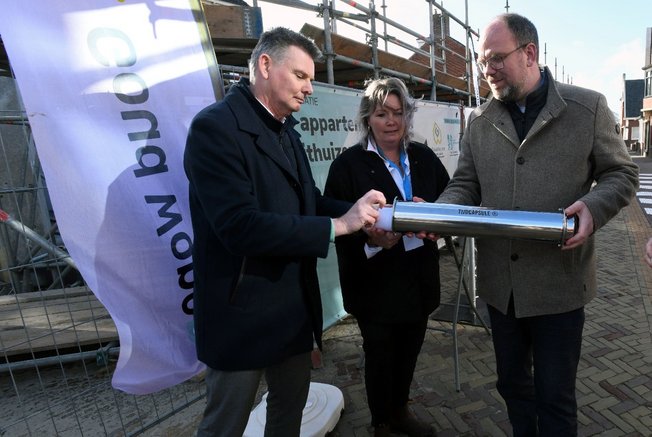 Aftrap bouw sociale huurwoningen Uithuizen