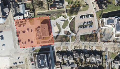 Luchtfoto plek Blok C