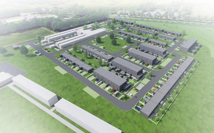 schets tijdelijke woningen fase 1