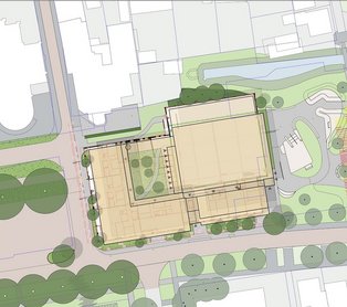 Schets nieuwbouw Blok C