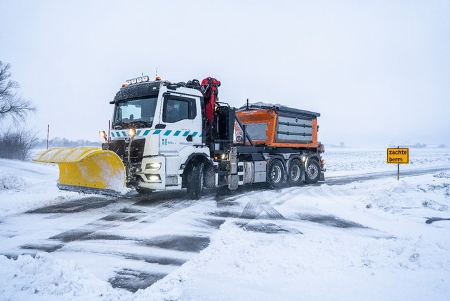 winterse start van het jaar met gladheid en sneeuw