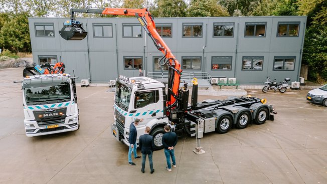 nieuwe vrachtwagens voor de buitendienst, nieuwe vrachtwagens,