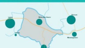 Oude Hunze en Marne-eiland kaart oude Hunze-en-Marne-eiland
