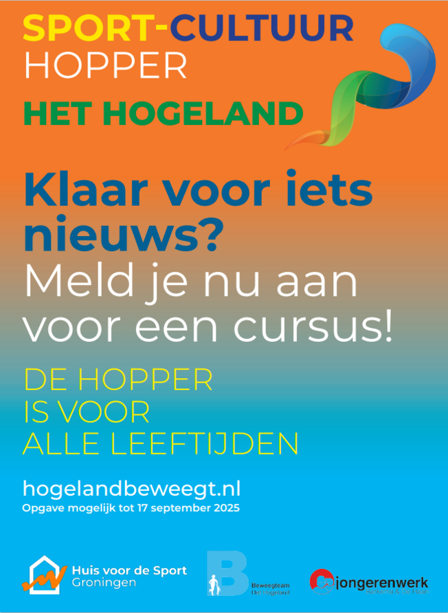sport en cultuur, hopper, het hogeland, sport en cultuur het hogeland,