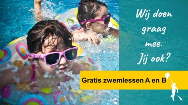 gratis zwemlessen A en B, gemeente het hogeland, stichting leergeld hoogeland