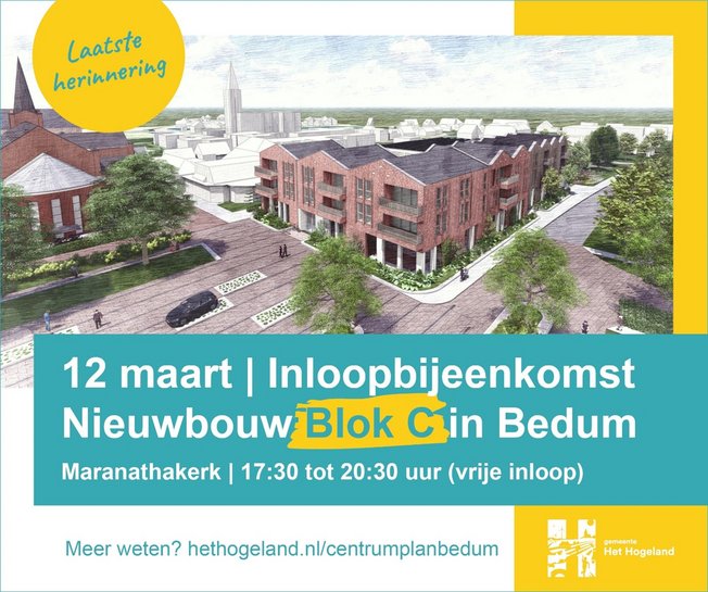 Nieuwbouw Blok C in Bedum Nieuwbouw Blok C in Bedum