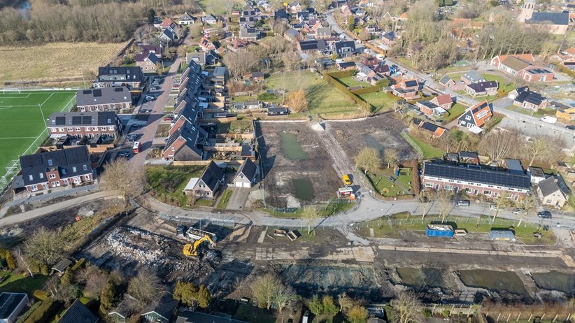 huizen, straten, groen
