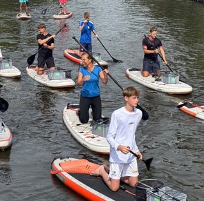 SUPbrigade, Winsum en Bedum, Suppen, zwerfafval opruimen