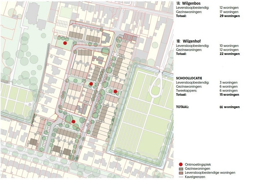 Kaart stedenbouwkundig plan